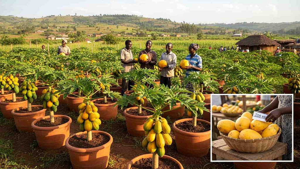How to Grow Dwarf Papaya Trees in Containers for Massive Harvests in Kenya