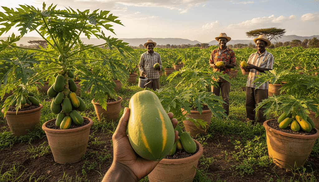How to Grow Dwarf Papaya Trees in Containers for Massive Harvests in Kenya