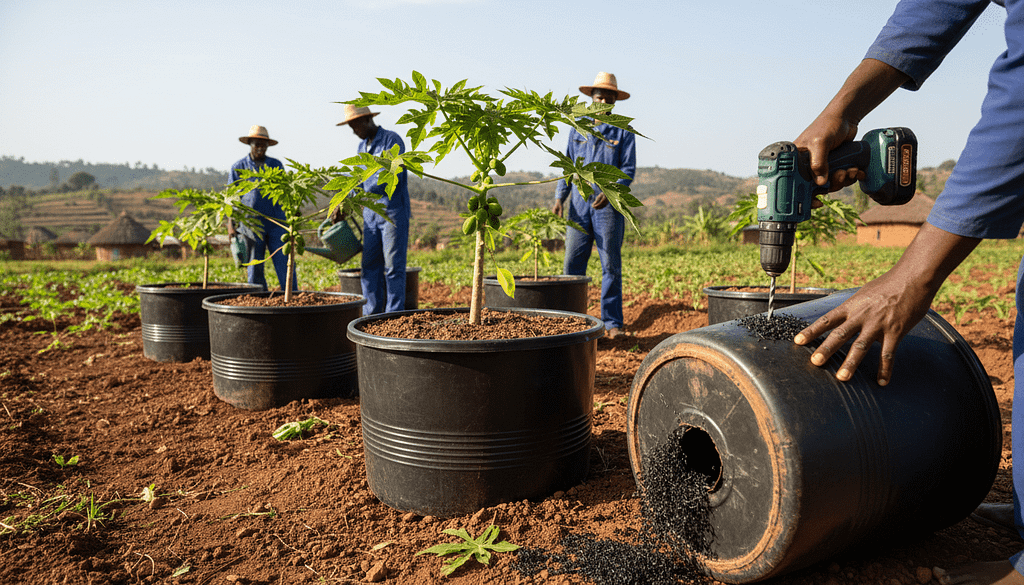 How to Grow Dwarf Papaya Trees in Containers for Massive Harvests in Kenya