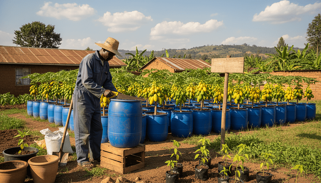 How to Grow Dwarf Papaya Trees in Containers for Massive Harvests in Kenya