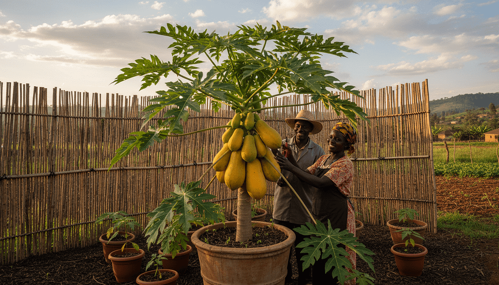 How to Grow Dwarf Papaya Trees in Containers for Massive Harvests in Kenya