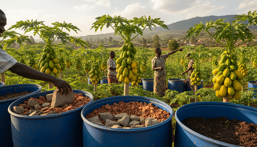 How to Grow Dwarf Papaya Trees in Containers for Massive Harvests in Kenya