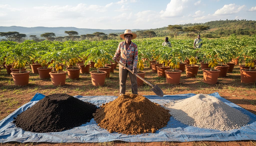 How to Grow Dwarf Papaya Trees in Containers for Massive Harvests in Kenya