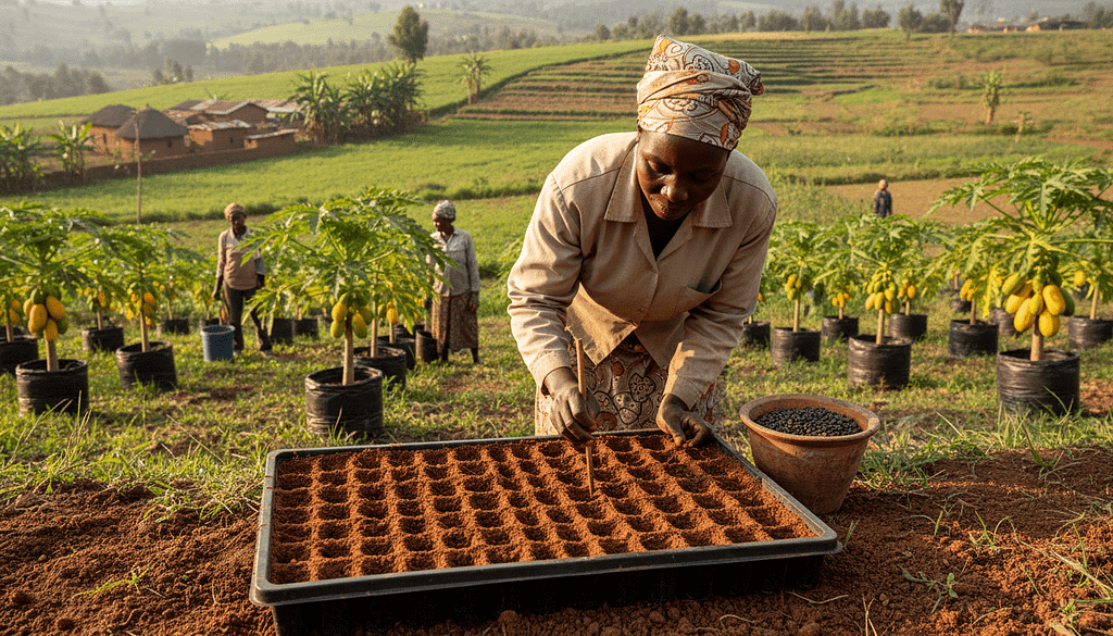 How to Grow Dwarf Papaya Trees in Containers for Massive Harvests in Kenya