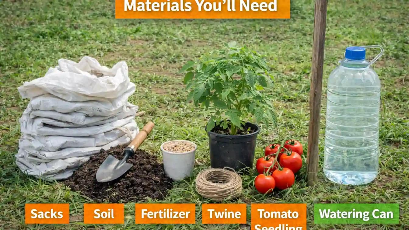 How to Grow Tomatoes in Sacks