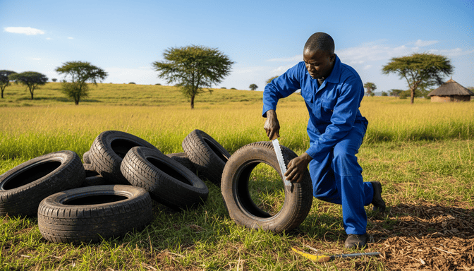 How to Grow Coriander at Home Using Old Tyres: Easy Step-by-Step Guide